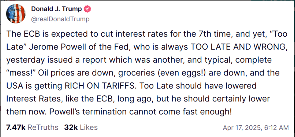 Trump Firing Powell Would Set ‘Very Bad Precedent,’ Warns Pompliano