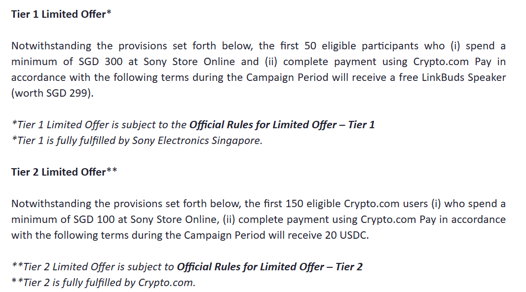 Crypto.com Announces Partnership With Sony Electronics for its Expansion into Singapore