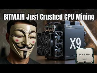 Bitmains NEW X9 Just Crushed CPU Mining Monero