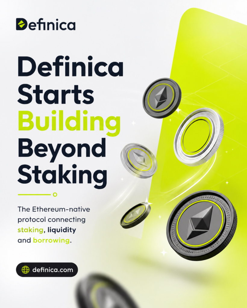What If Staked ETH Could Do More? Definica Starts Building Beyond Staking